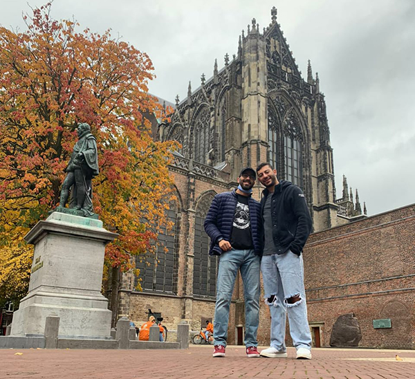 Islam and friend in Lille 