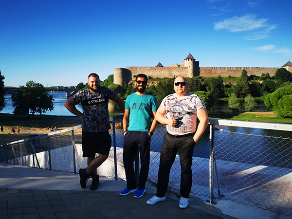With friends in Narva